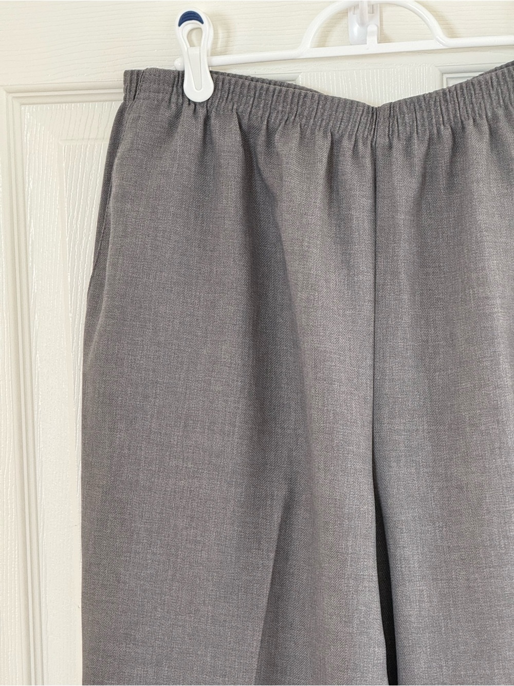 Alfred Dunner Charcoal Gray Elastic-Waist Dress Pants - Picture 3 of 8